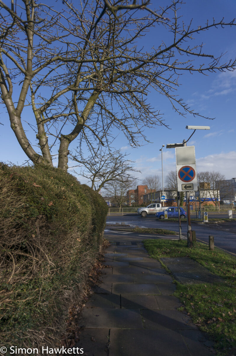 Sony Nex 6 test shots - A lane by the BTC in stevenage