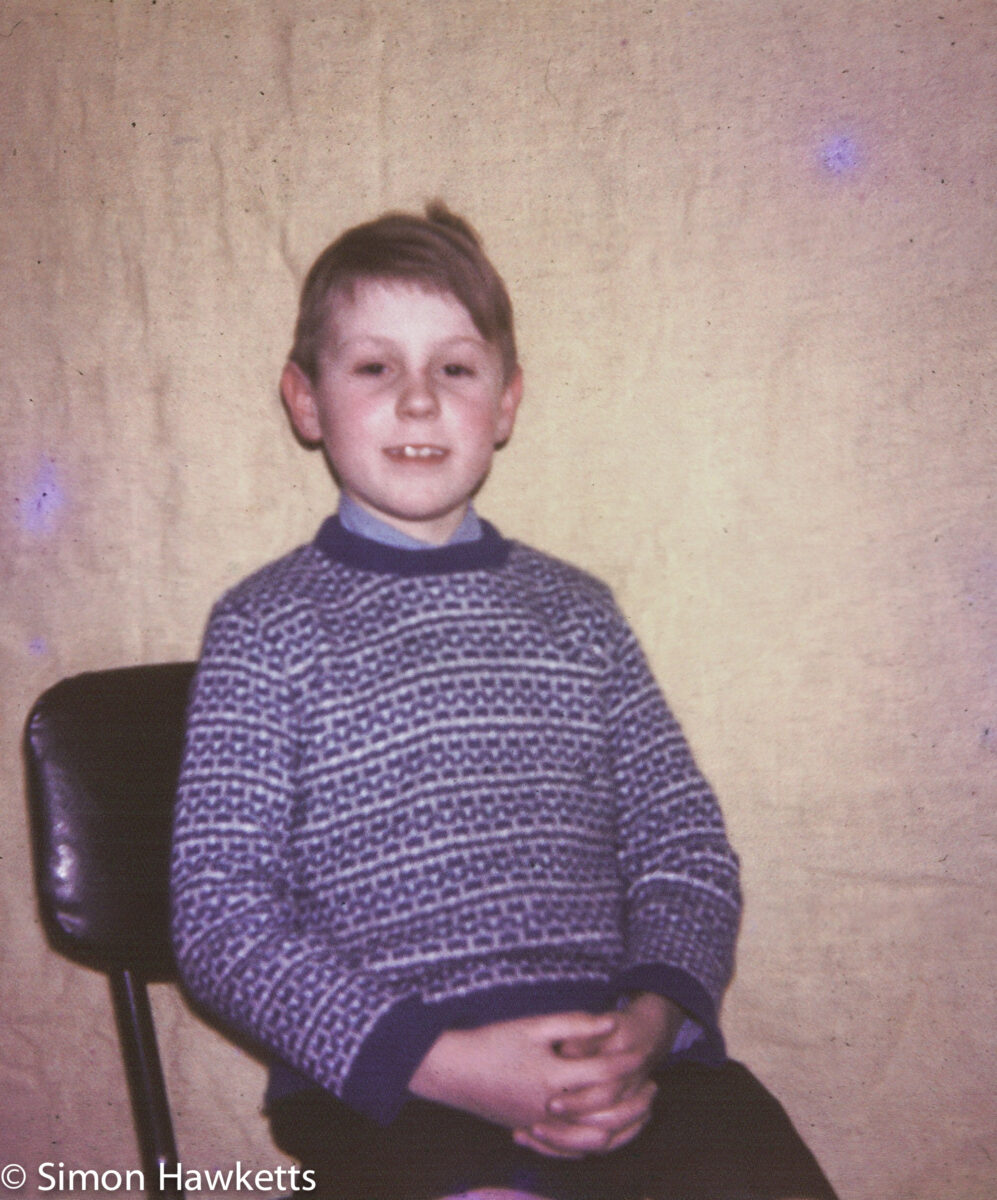 A photo of the author at about 8 years old