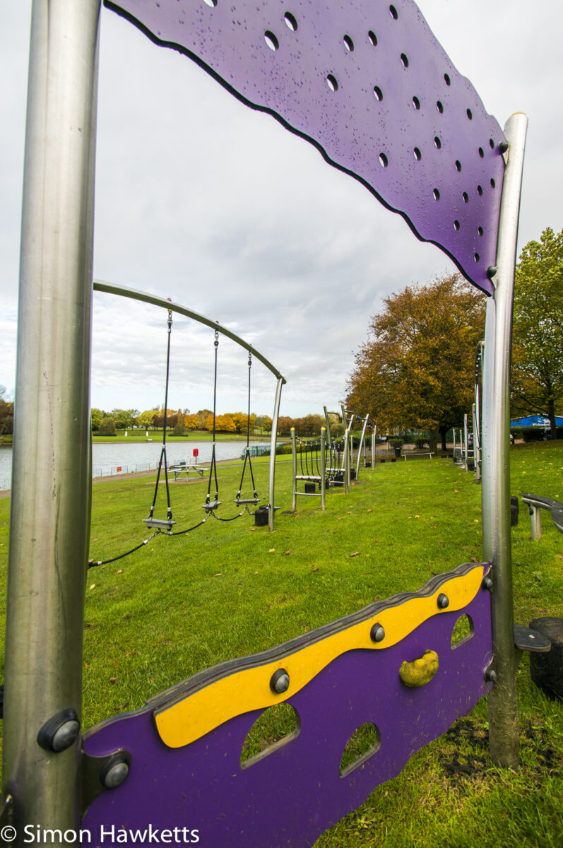Tamron 10-24 wide angle sample pictures - Playground in Fairlands Valley Park Stevenage