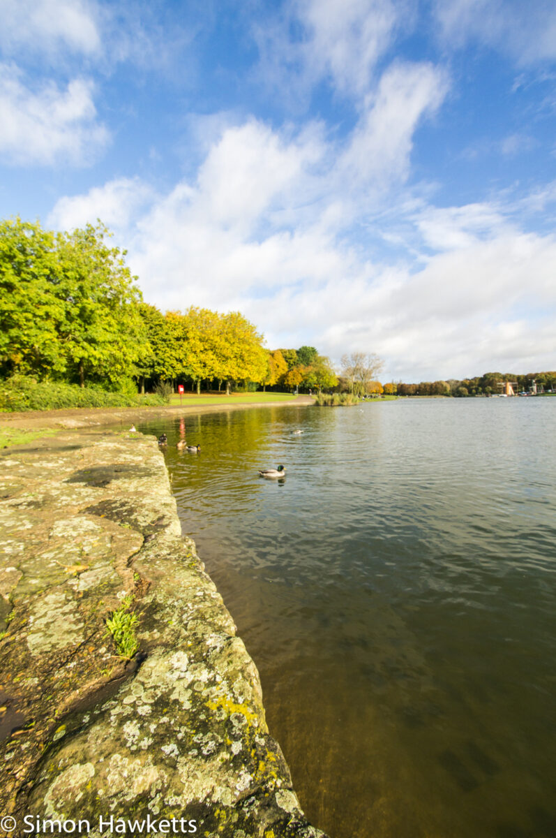 Tamron 10-24 wide angle sample pictures - Sailing lake in Fairlands Valley Park Stevenage