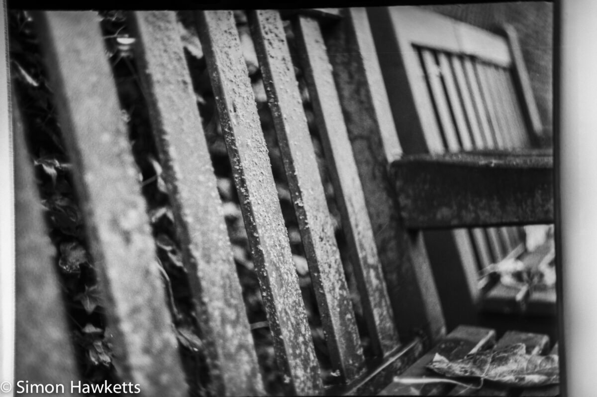 Caffenol-C-M sample pictures - The slats of a seat
