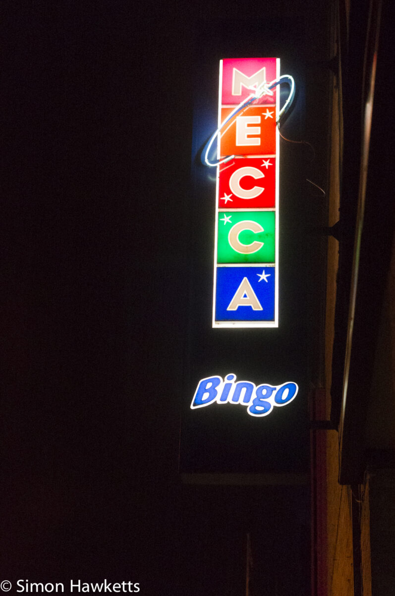 Sony NEX 6 high ISO performance sample pictures - Mecca bingo @ iso6400