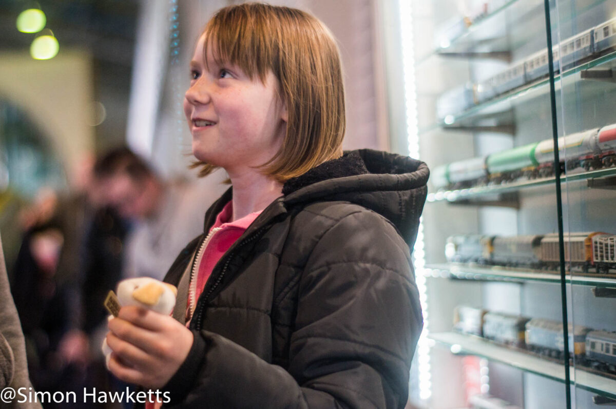 Nation Railway Museum pictures - A small girl with sweets