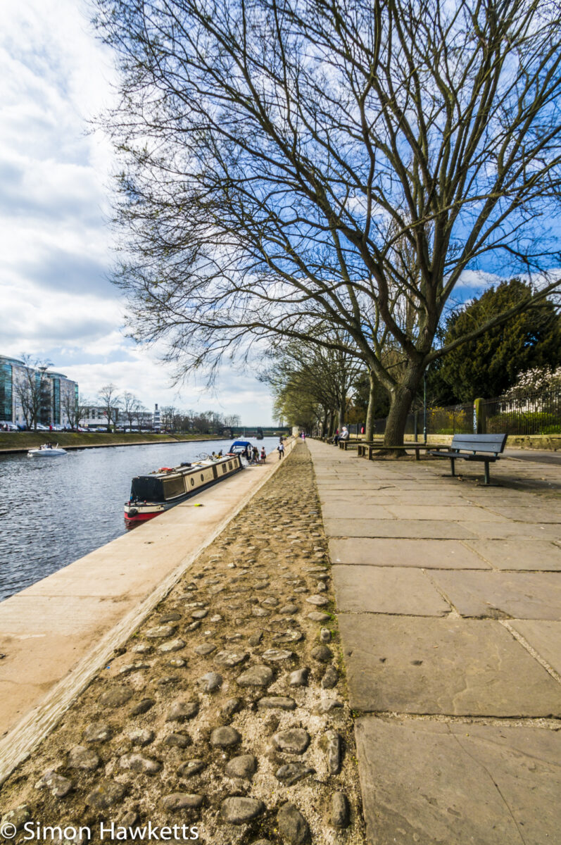 By the river Ouse in York