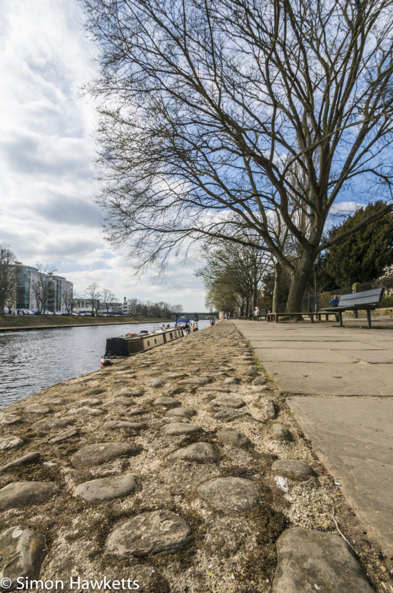 By the river Ouse in York