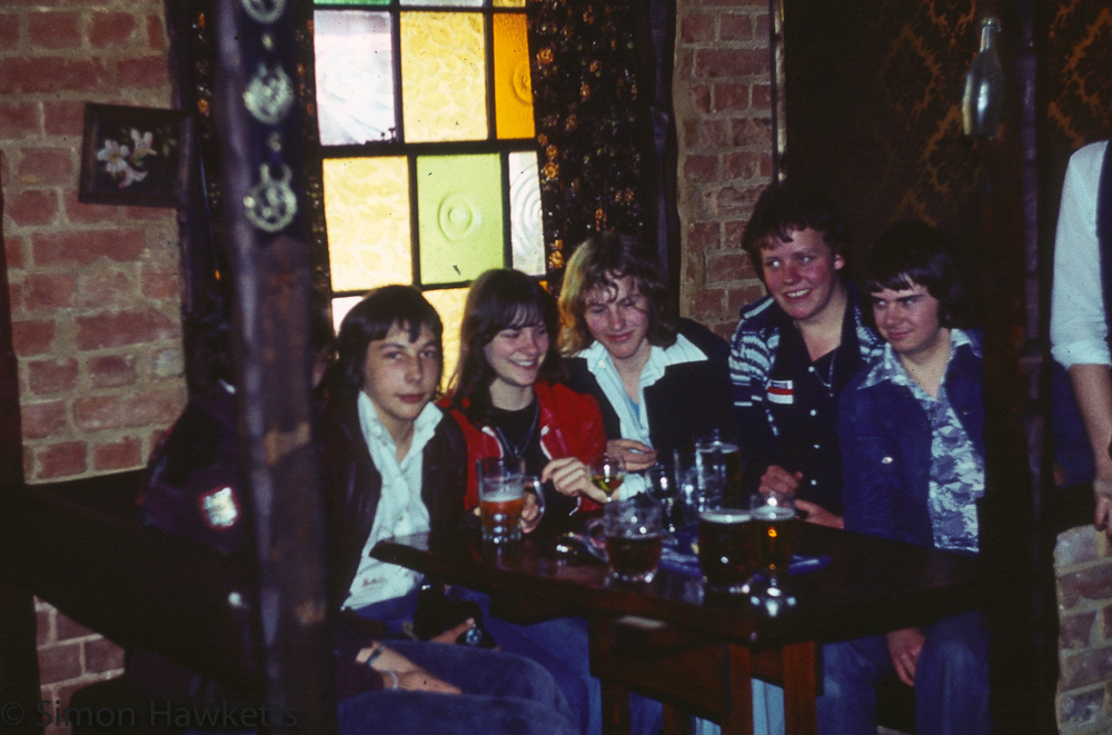 35mm colour slides from Kings Lynn College circa 1976 - Tina Rogers