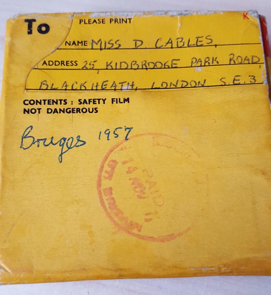8mm Home Movies - Bruges 1957