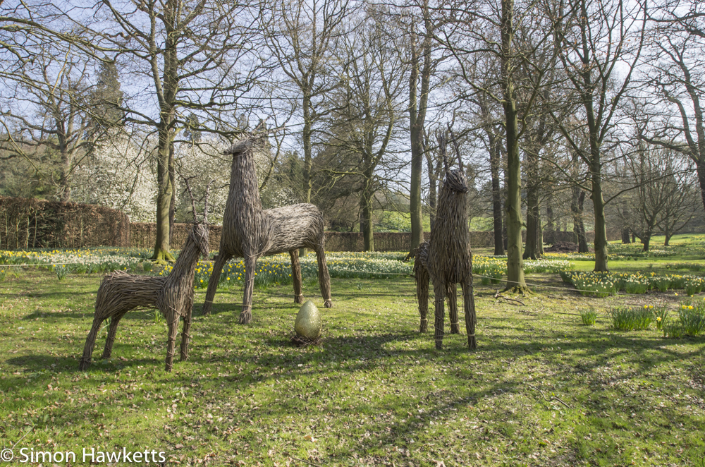 Chatsworth house pictures - easter egg hunt
