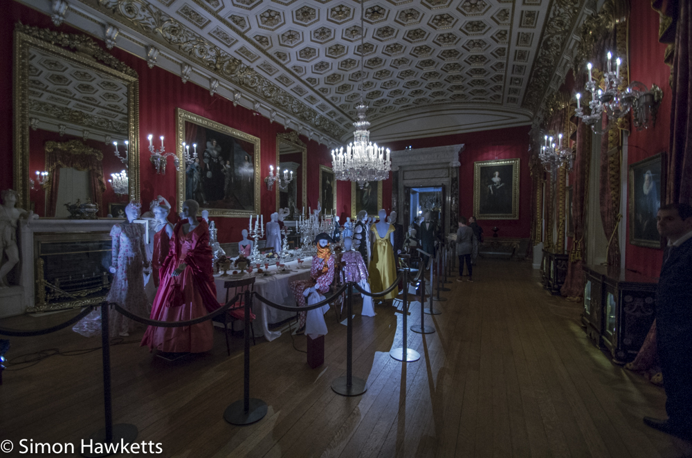 Chatsworth house pictures - interior costume display