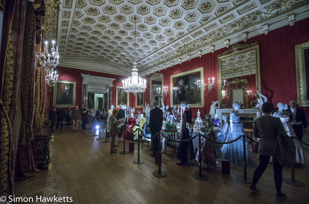 Chatsworth house pictures - interior costume display
