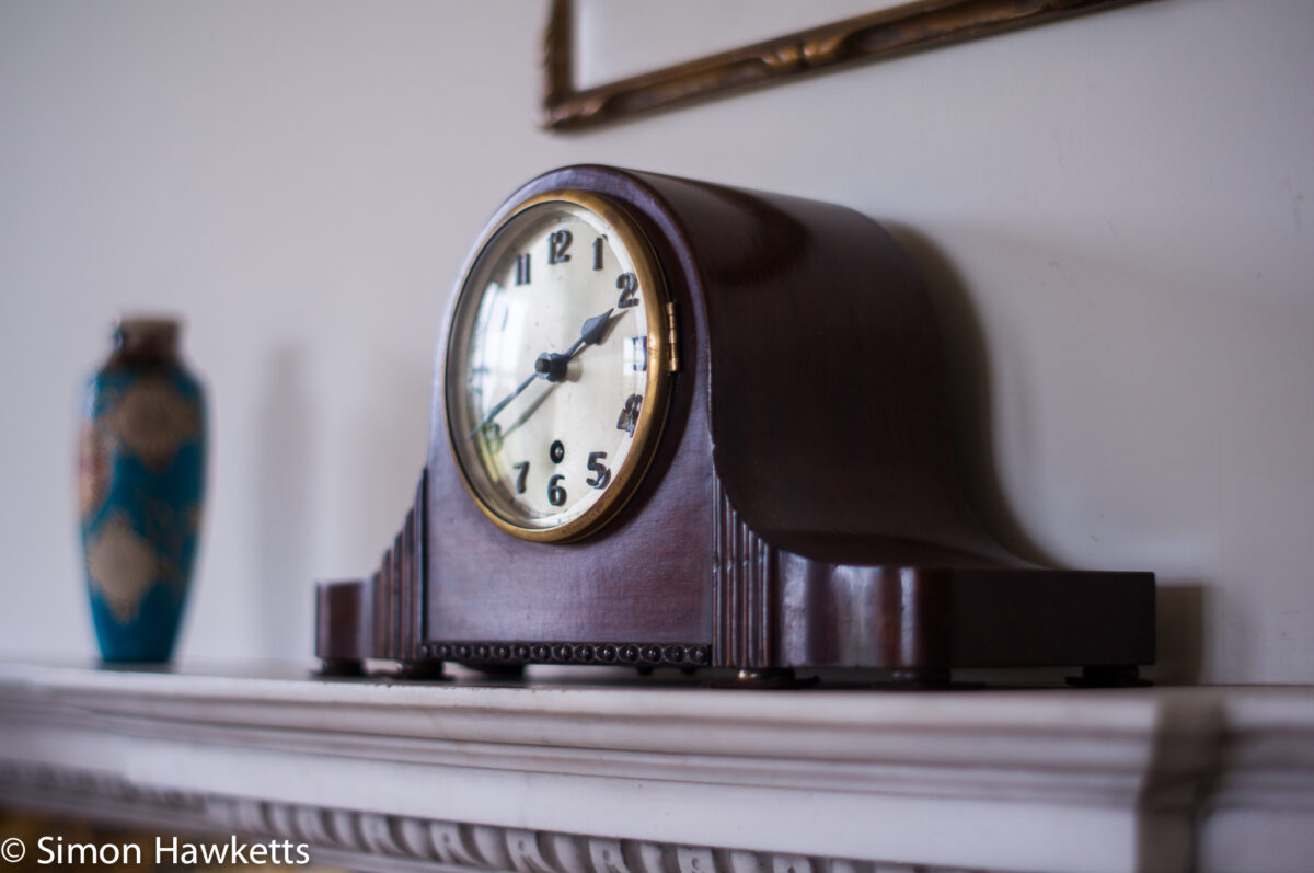 Sutton Hoo -Clock on the mantlepiece