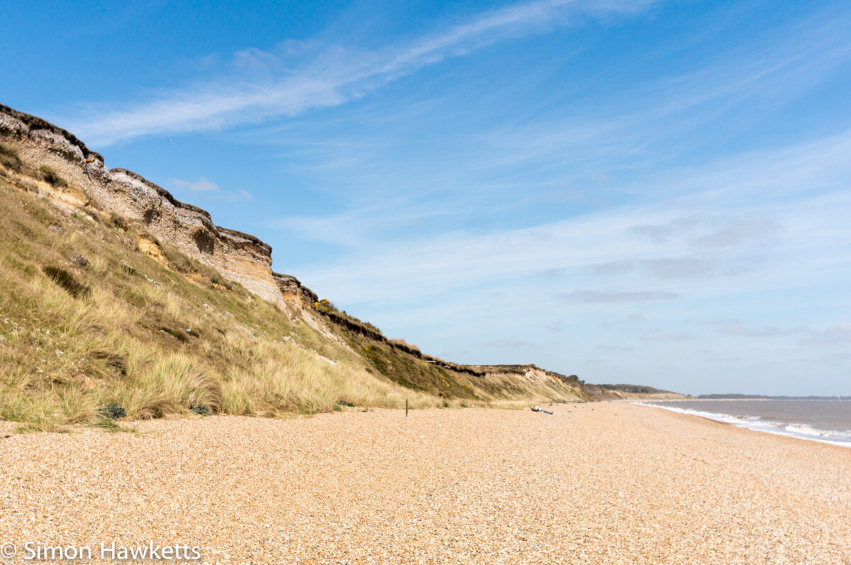 Dunwich Heath Suffolk pictures - Cliff evosion
