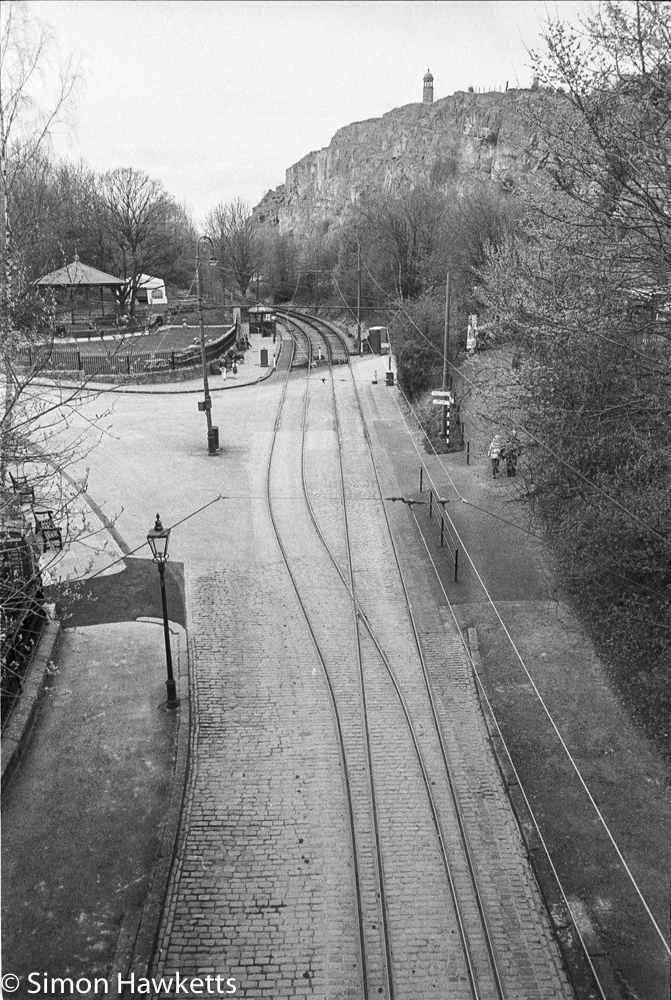 Pentax MZ-3 and Ilford HP5+ - Museum village entrance