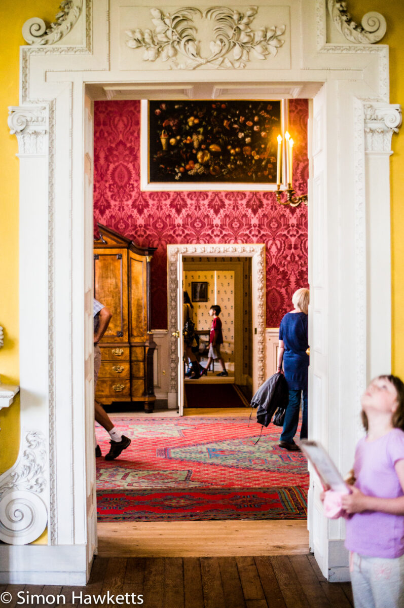 Pictures from Sudbury Hall in Derbyshire - Looking through a doorway