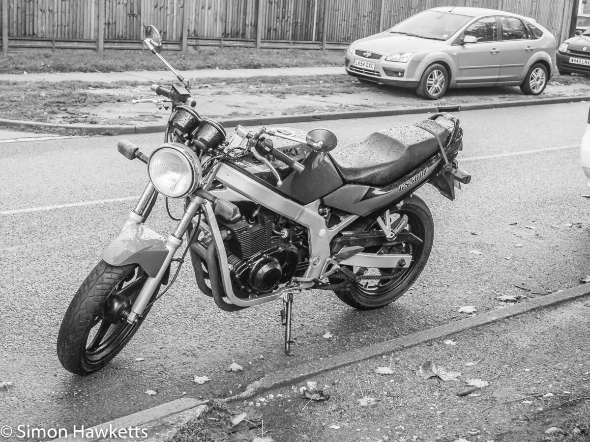 Ricoh GXR A12 50mm macro sample pictures - motorbike