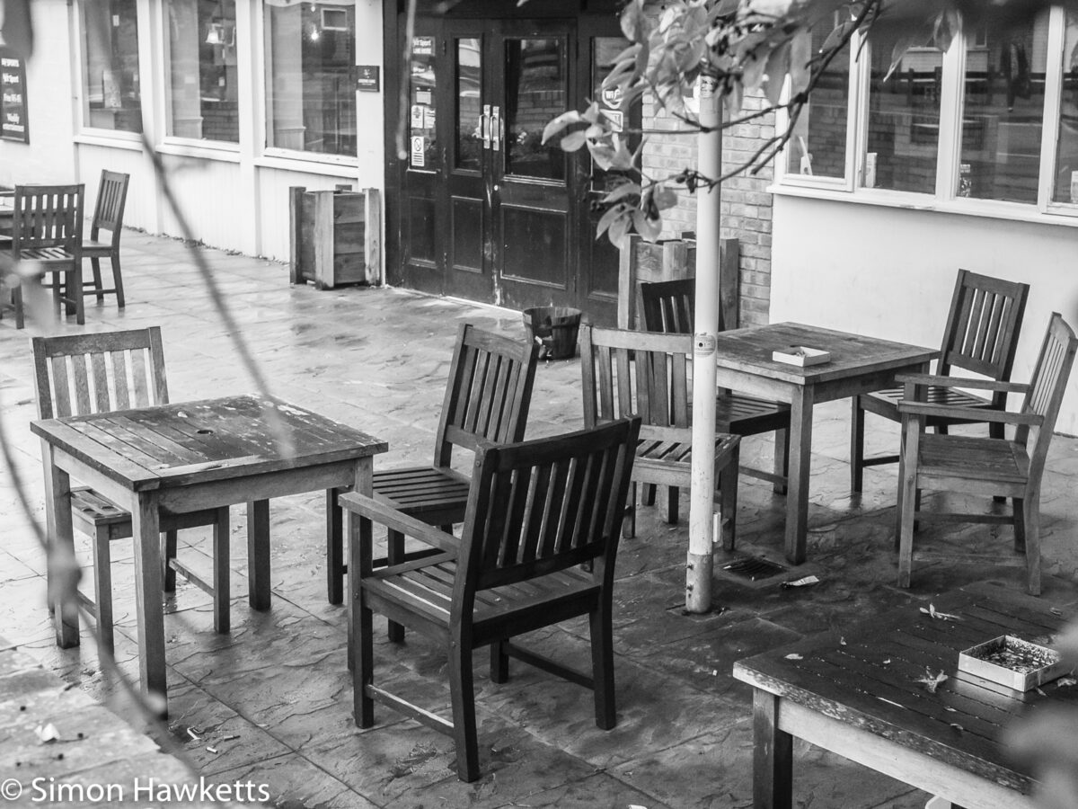 Ricoh GXR A12 50mm macro sample pictures - table and chairs