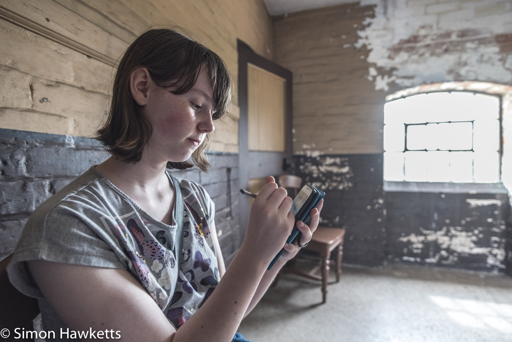 Fuji X-T1 & Samyang 12mm Southwell Workhouse pictures - Portrait of Emma