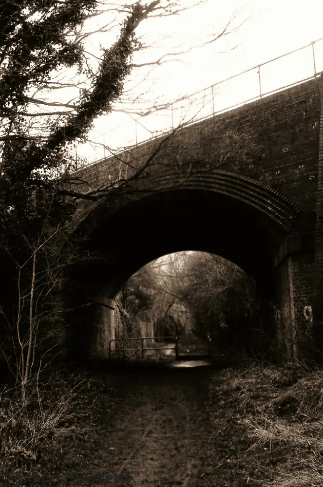 First film developed for 20 years ! 11 Yashica MG-1 sample pictures - Railway bridge