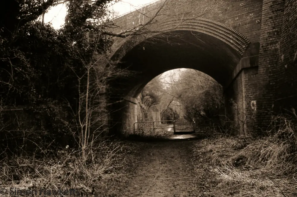 First film developed for 20 years ! 10 Yashica MG-1 sample pictures - Railway bridge
