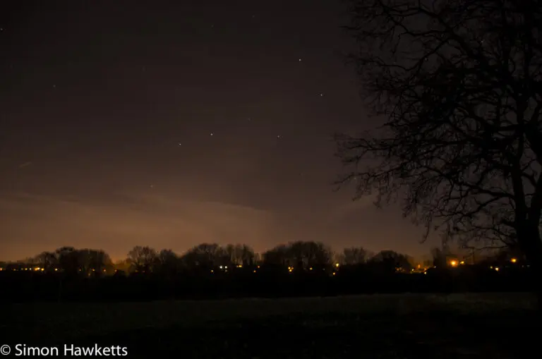 A bit of night photography 19 Night time pictures of stars - The plough or great bear