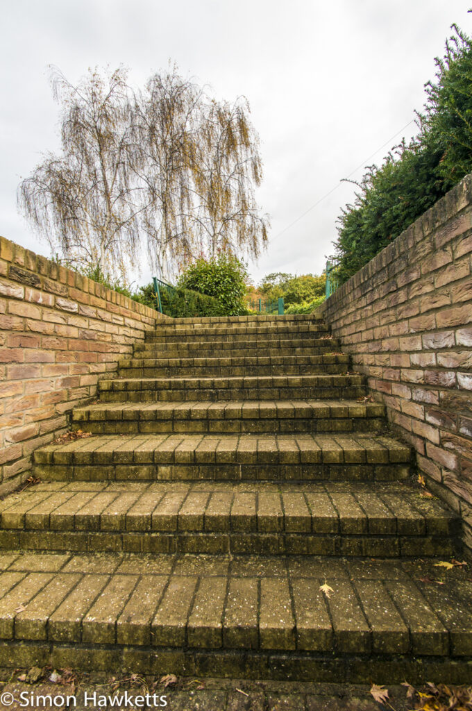 Tamron 10-24 wide angle sample pictures - Steps in Fairlands Valley Park Stevenage