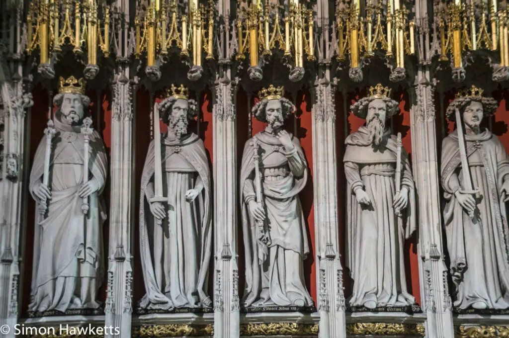 York Minster pictures 13 Sony Nex 6 pictures - The King's screen in York Minster
