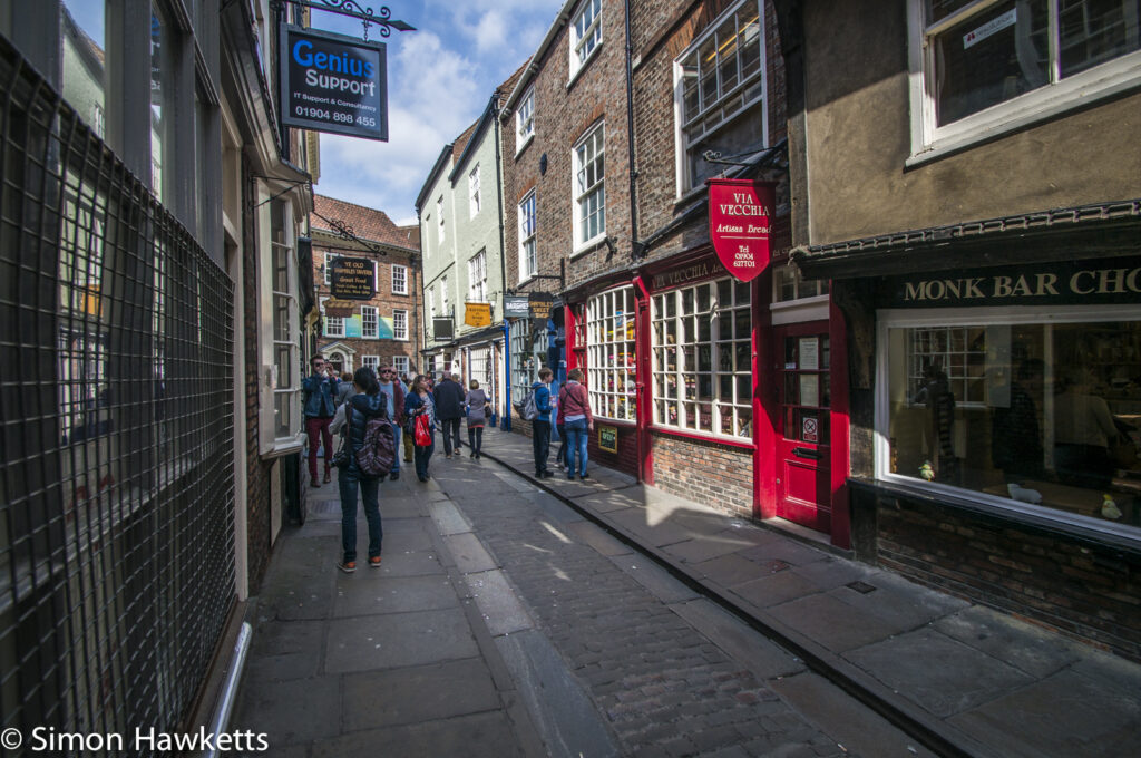 Shops in the Shambles in York