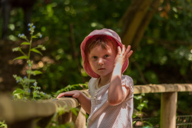 Emma in Knebworth Park