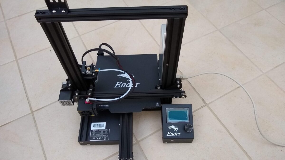 Ender 3 Pro 3D printer assembled