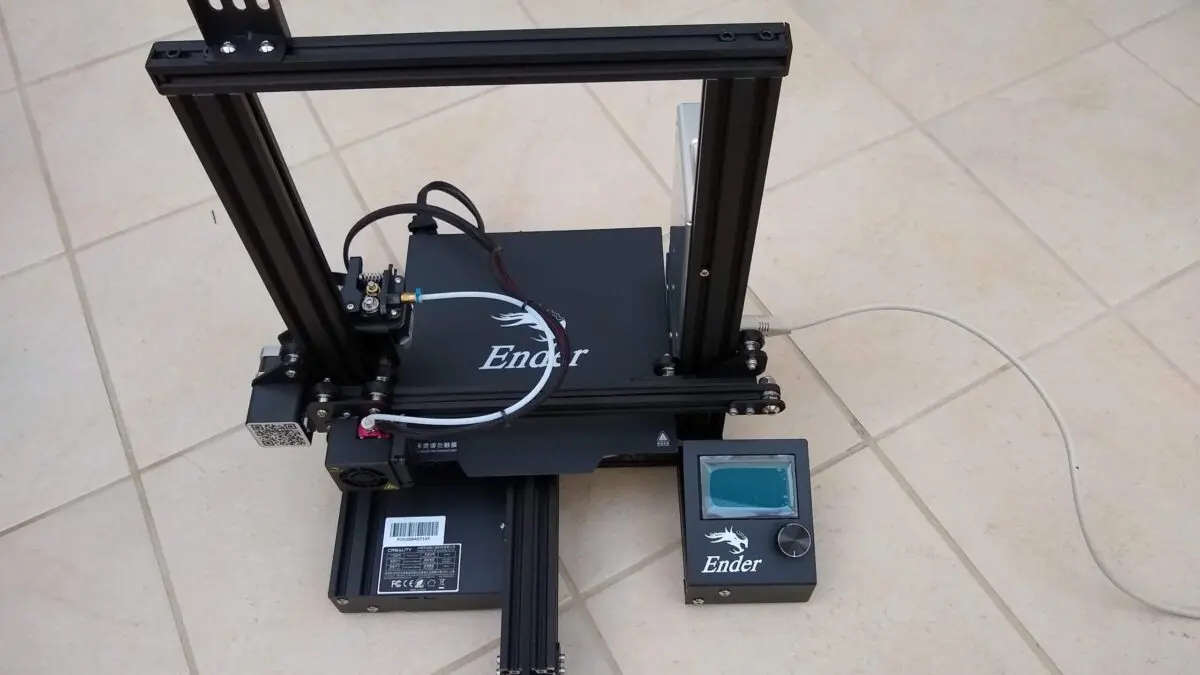 Easy Ender 3 Pro assembly and first print 1 Ender 3 Pro 3D printer assembled