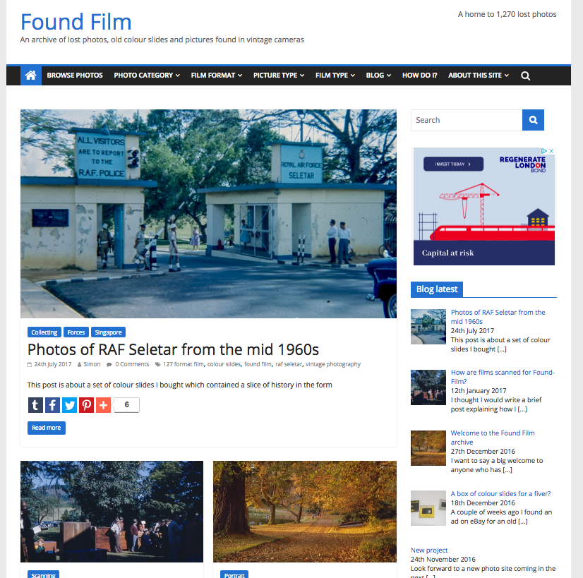 Found film home page