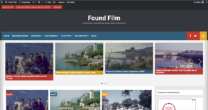 Found Film Home page