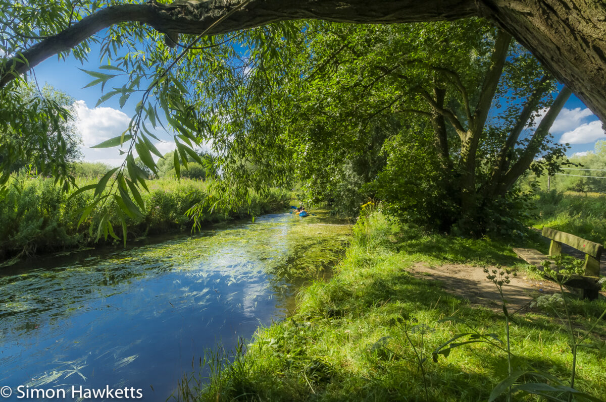 a picture of the river wensum riverbank taken in fakenham norfolk