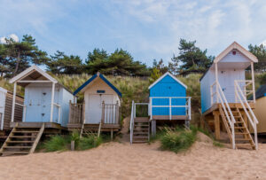 beach huts at wells next the sea