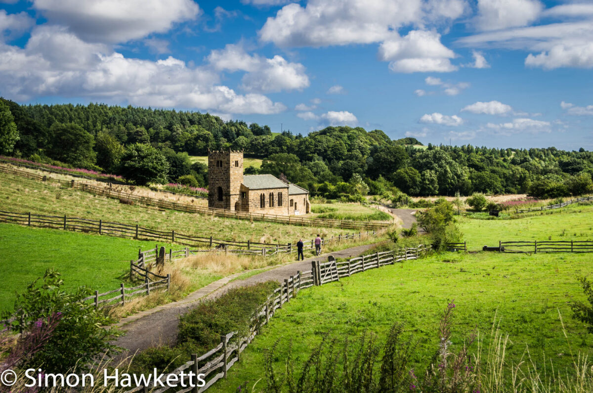 The church in Beamish Village