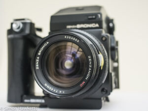 Bronica ETRsi with 40mm lens