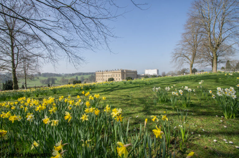 Chatsworth House in Derbyshire