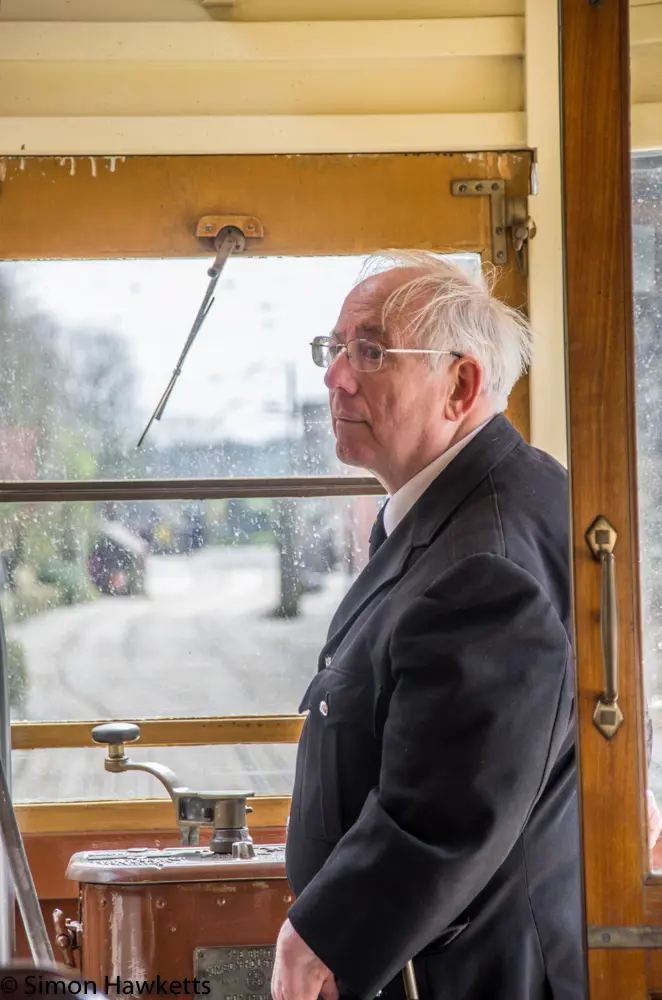 Crich tramway museum - driver