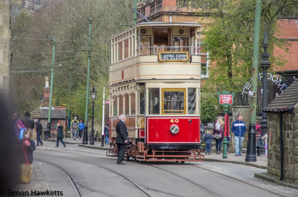 Crich tramway museum - twin level tram