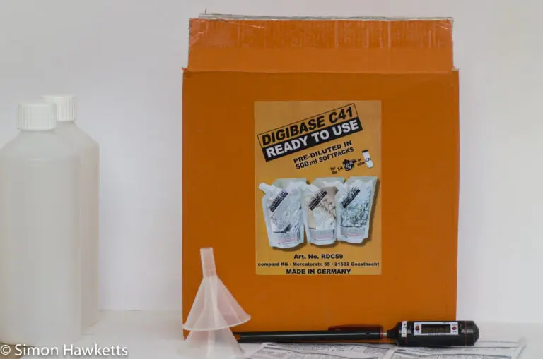 Developing colour film using a C41 digibase kit - part 1 76 C41 Digibase Kit as supplied