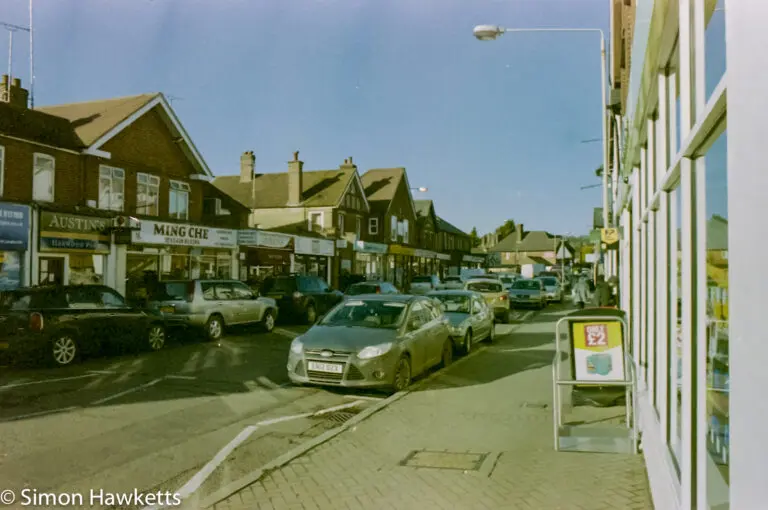 Successful C41 development using the digibase kit - part 2 4 Digibase C41 home processed picture - Knebworth high street
