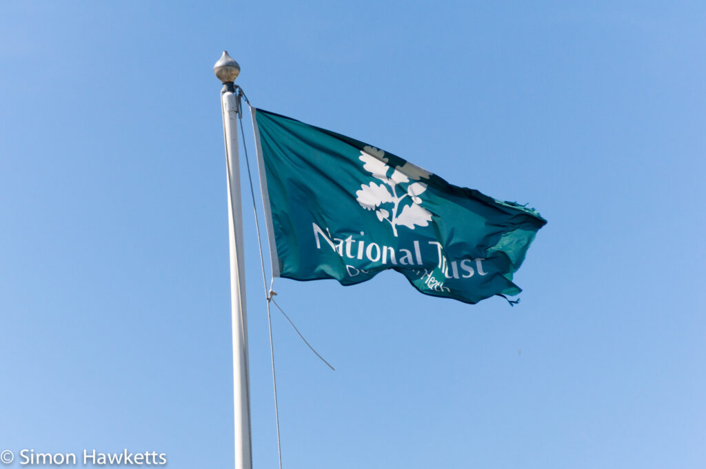 Dunwich Heath Suffolk pictures - The National trust flag