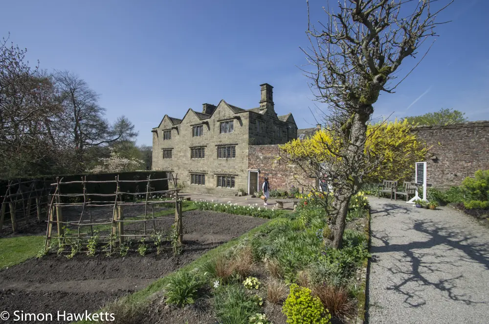 Eyam Hall Pictures - Eyam hall from the kitchen garden