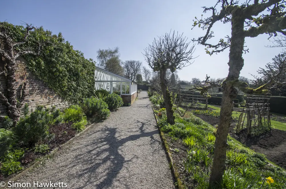 Eyam Hall Pictures - The kitchen garden