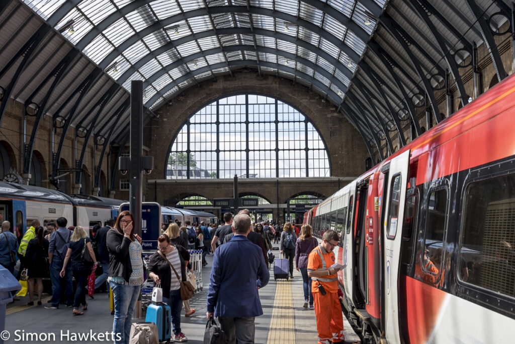fuji x t1 and fujinon xf 27mm f 2 8 arrived at kings cross station