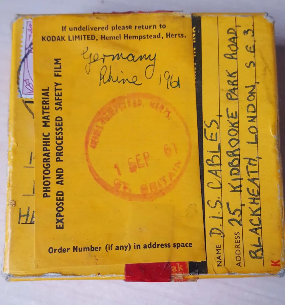 A collection of 8 mm home movies 4 8mm Home Movies - Germany Rhine 1961