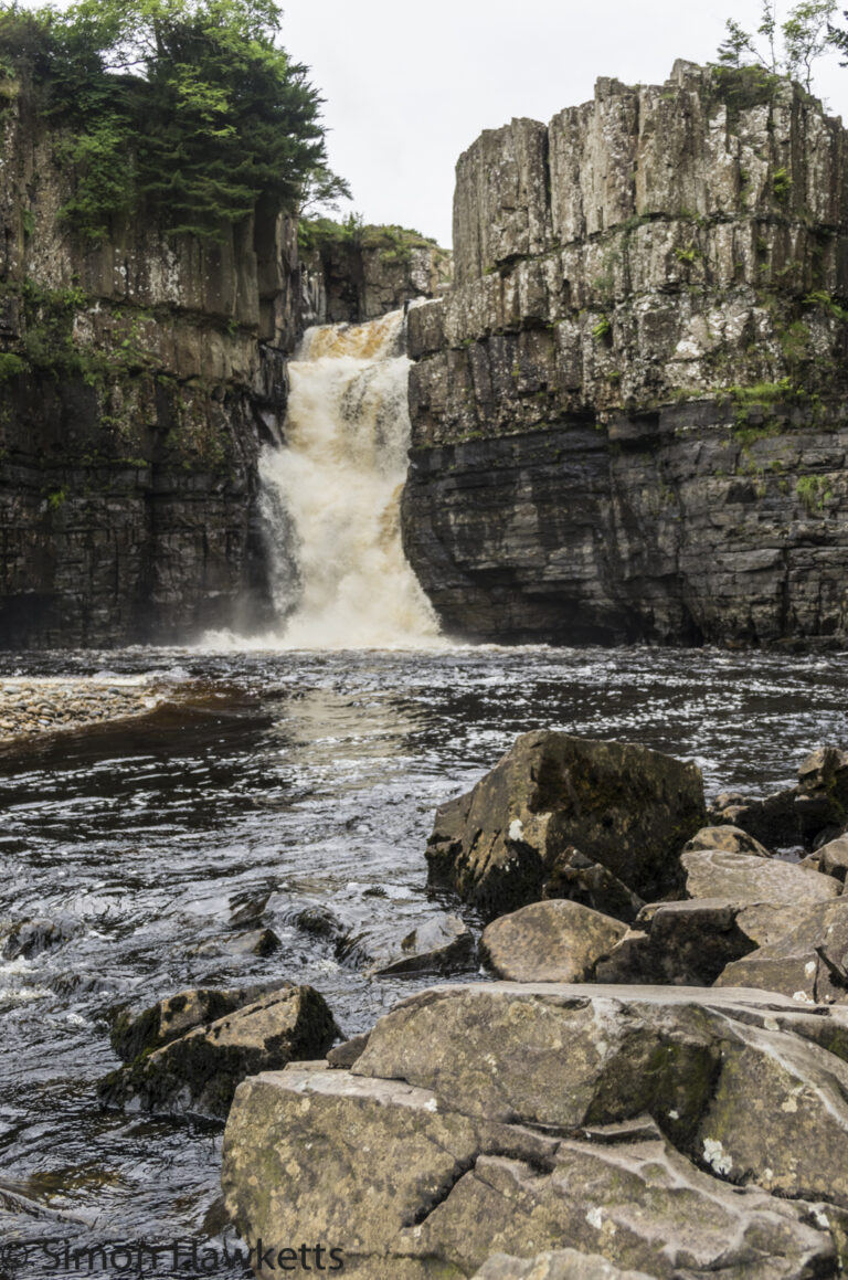 High force waterfall