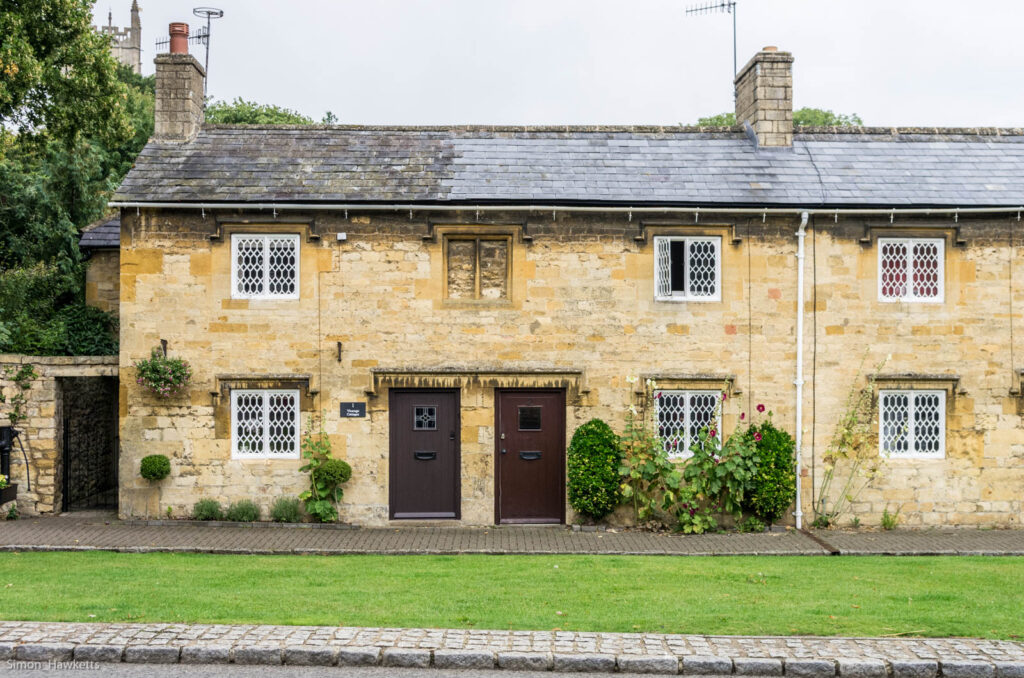 Stone cottages on Chipping Campden High street