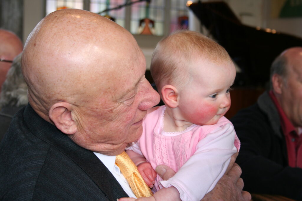 Emma with Grandad