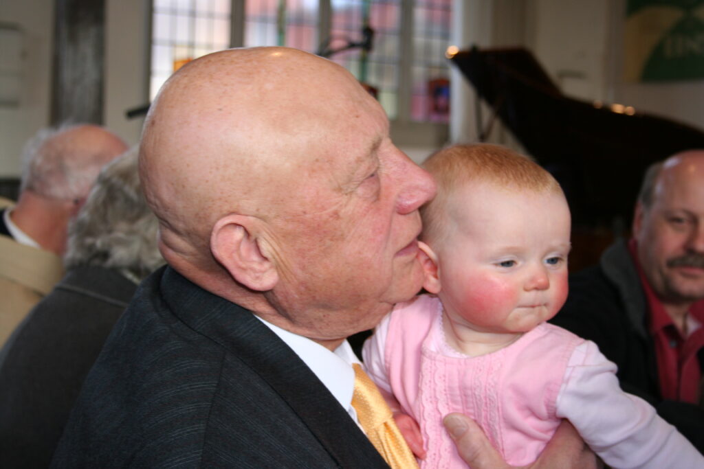 Emma with Grandad